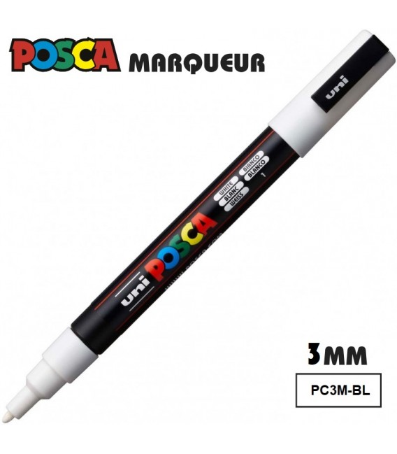 Marker lakierowy POSCA – cienka końcówka 1,2mm w 4 kolorach