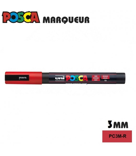 Marker lakierowy POSCA – cienka końcówka 1,2mm w 4 kolorach