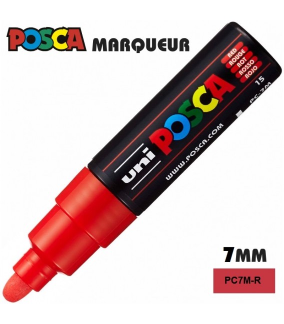 Marker farbowy POSCA – filcowa końcówka o szerokości 5mm w 4 kolorach